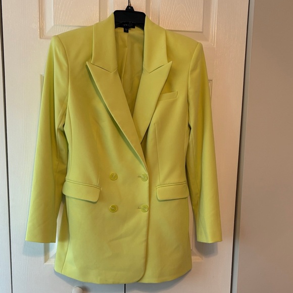Express Jackets & Blazers - Express Bright Green Blazer